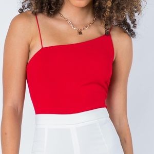 Princess Polly Evella Bodysuit Red size 10